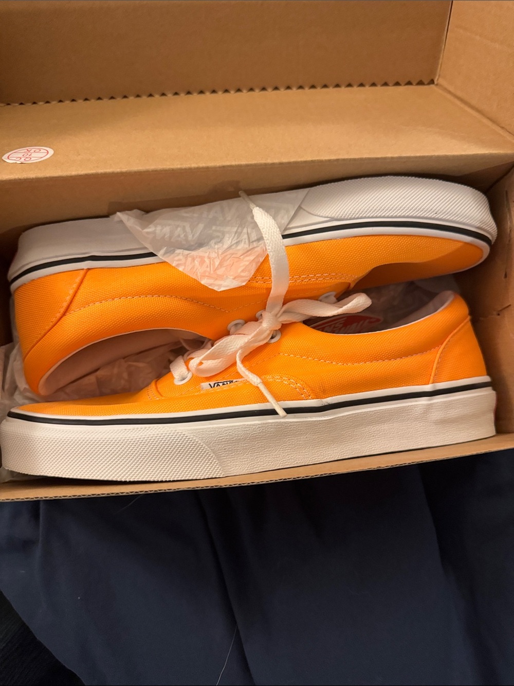 NIB Vans ERA Low-Top Sneakers in Neon Orange